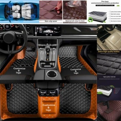Fit For Audi S6 S7 Car Floor Mats Custom Cargo Liners Auto Carpets All Weather - Image 1 of 4