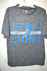 NFL Team Apparel Boys Detroit Lions T-Shirt Sizes XSmall 4-5 or Large 12-14 NWT