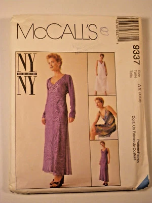Mc-9337 Bias Dress & Shrug Sewing Pattern McCall's Size 4-6-8 Complete - Image 1 of 4