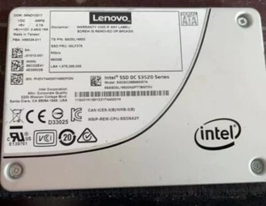 960GB Intel S3520 SSD DC Series 6Gb/s MLC 2,5" SATA III SSDSC2BB960G7 VDC AMPS - Bild 1 von 2