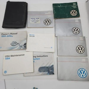 Volkswagen Jetta owner's Manuals Lot 84 86 87 87 94 86 Quantum+ Vinyl Folder - Picture 1 of 16