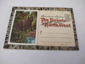 Vintage SOUVINER FOLDER OF THE SCENIC NORTHWEST - 18 PHOTOs Unused - Picture 1 of 3