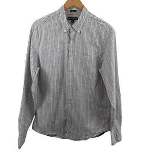 J. Camicia uomo Crew Mercantile Flex a quadri con bottoni slim fit taglia L ufficio - Foto 1 di 7