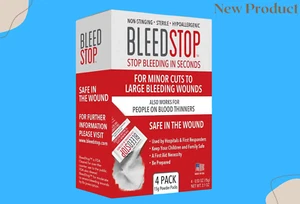 BleedStop Powder | First Aid | 4x15g Pouches | Bleeding Control for Trauma & Saf - Picture 1 of 7