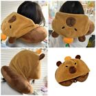 Hooded Cartoon Capibala Water Porpoise Hat UShaped Pillow Neck Support Pillow