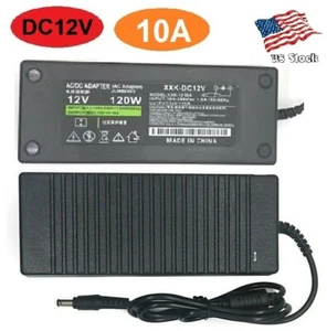 12V 10A AC Adapter 5.5x2.1mm Adapter for CCTV Camera / Home Electronic / LED - Picture 1 of 8