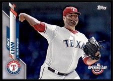2020 Topps Opening Day Base #18 Lance Lynn - Texas Rangers