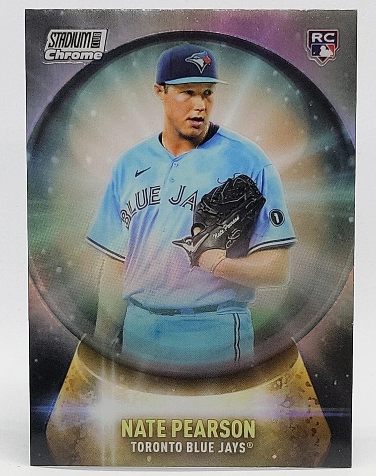 2021 Stadium Club Chrome Nate Pearson RC Crystal Ball #CB-25 Free Shipping - Image 1 of 2