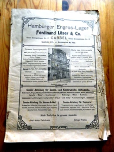 Mode Katalog Frühjahr und Sommer 1913 Löser Cassel 68 Seiten 27 x 36,5 cm - Bild 1 von 4