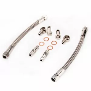 TRITDT Turbo Water Line Kit 6AN M14x1.50mm for Garrett GT25 GT28 GT30 GT35 - Picture 1 of 3