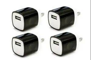 4x 1A USB Power Adapter AC Home Wall Charger US Plug FOR iPhone 5 6 7 8 X XS MAX - Picture 1 of 4