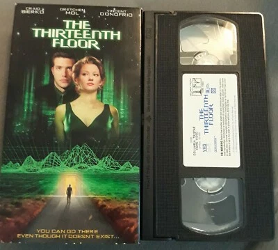 The 13th Floor (VHS, 1999) Previous Blockbuster Video VHS  - Image 1 of 4