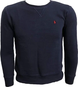 Ralph Lauren NEW Boys Pullover Long Sleeve Tee Medium boy Size 10-12 Navy B578 - Picture 1 of 1
