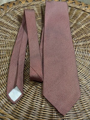 Frank Bros San Antonio 💯 silk Neck Tie Orange Vintage - Image 1 of 4