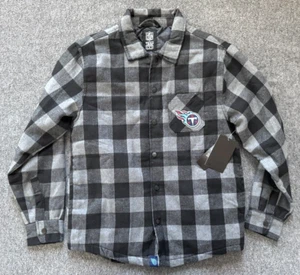 NWT NFL Team Apparel TENNESSEE TITANS Quilted Button-Up Jacket - Small $130 - Picture 1 of 13