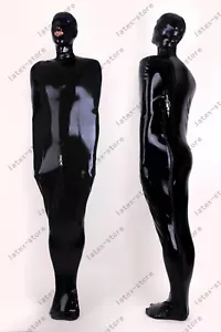 417-7 Latex Rubber Gummi lock Sleep-sack Body bag mask catsuit customized 0.7mm - Picture 1 of 5