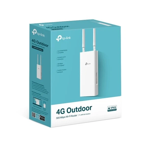 Router 3G 4G LTE Wireless 300Mbps TP-LINK TL-MR100-Outdoor Slot per Scheda SIM I - Immagine 1 di 1