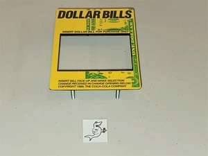 DIXIE NARCO COKE 276, 276E, 368, 440, 501E COINCO BILL VALIDADOR BISEL DE MONTAJE - Imagen 1 de 2