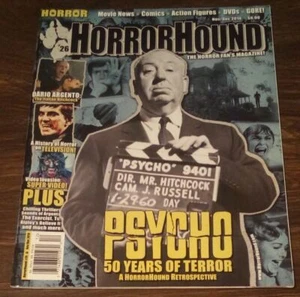 Horror Hound #26 Nov/Dec 2010 Psycho: 50 Years of Terror - Retrospective - Foto 1 di 1