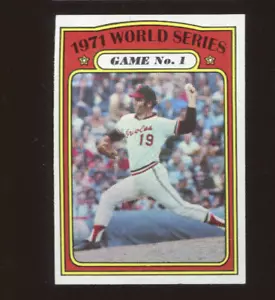 1972 Topps Baseball #223 World Series Game 1 - EXMT #4870 - Foto 1 di 1