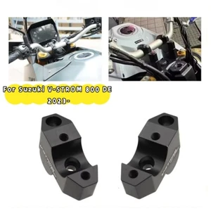 HandleBar Bar Risers Mount Clamp Adapter Fit For Suzuki Vstrom 800DE DL800 2023- - Picture 1 of 8