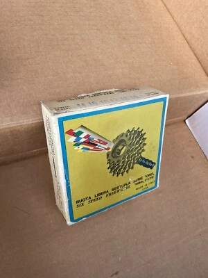 Rueda libre de carretera Regina Extra Oro Gold 6 velocidades 14T-19T NUEVA/NUEVA DE COLECCIÓN - Eng- '80 nueva en caja Foto 1 de 3