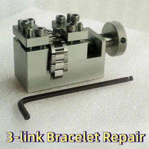 Removedor de correa de reloj profesional de acero de 3 eslabones F20102A para reparación de pulseras - Imagen 1 de 7