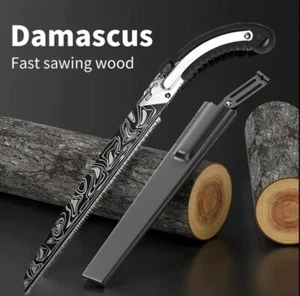 Premium Damascus Steel Hacksaw With Ergonomic Grip Durable And Strong - Picture 1 of 9