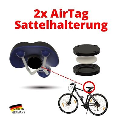 2er SET Apple AirTag Fahrrad Halterung Für Den Sattel E-Bike, GPS Fahrradhalter  • 17.80€