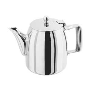 STELLAR TRADITIONAL CONTINENTAL STYLE STAINLESS STEEL 400ML TEAPOT ST02 - Picture 1 of 6
