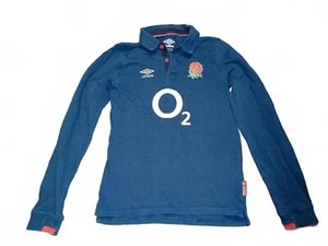 Umbro England Rugby Polo Shirt Size YL Youth Large - Picture 1 of 6