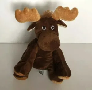 Mary Meyer Plush Moose Brown 6" Soft Stuffed Animal Embroidered Maine Souvenir  - Picture 1 of 6