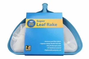 Red de pala Super Leaf Rake Pool -Aussie Gold Super Size Pool Scoop - Imagen 1 de 5