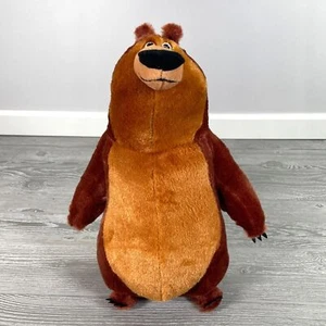 2006 Nanco Open Season Movie 15" Boog Grizzly Bear Plush Stuffed Animal Claw Toy - Picture 1 of 8
