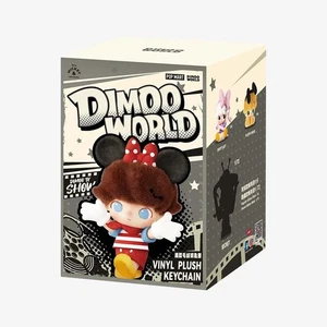 POP MART Dimoo World x Disney Series Blind Box Vinyl Plush Keychain - Picture 1 of 23