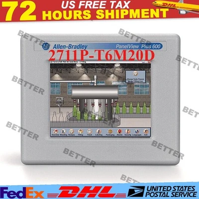 Panel de interfaz de operador 2711P-T6M20D 2711P-T6M20D nuevo 1 pieza Foto 1 de 4