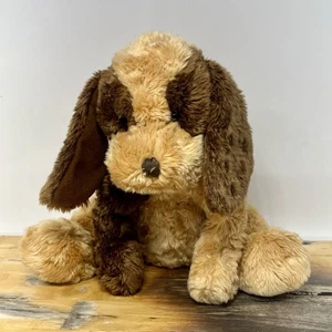 FAO Schwarz Fifth Avenue Dog Plush Stuffed Animal Brown Tan Hound Dog Sit RARE - Picture 1 of 10