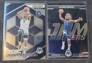 Anthony Edwards 2-Lot 2024-25 Panini Mosaic Epic Performers/JAM Masters T-WOLVES - Bild 1 von 2