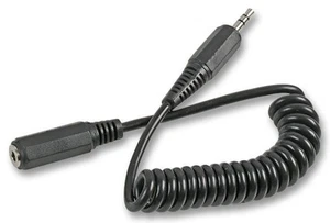 PRO SIGNAL - Kabel Penghubung 3.5mm Stereo dengan Soket dan Plug, 4m Hitam - Picture 1 of 1
