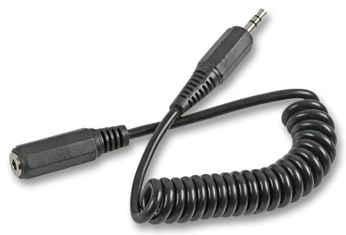 PRO SIGNAL - Kabel Penghubung 3.5mm Stereo dengan Soket dan Plug, 4m Hitam - Image 1 of 1