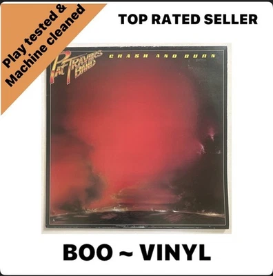 Pat Travers Band - Crash And Burn Lp Vinyl Record Album EX / VG+ - Image 1 of 4