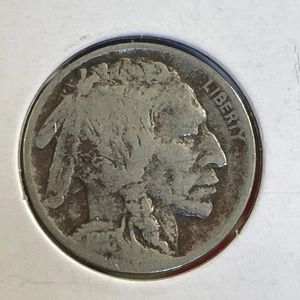 1916 5C Buffalo Nickel F5462 About 1/2 Horn - Picture 1 of 2
