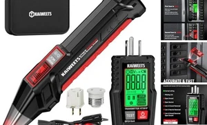 Buscador de Disyuntores con Pantalla LCD, Salida GFCI KT301P (con adaptador) - Imagen 1 de 7