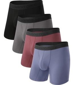 Men's Ultra Breathable Underwear,No Riding Up Boxer Briefs with ComfortFlexib... - Picture 1 of 6
