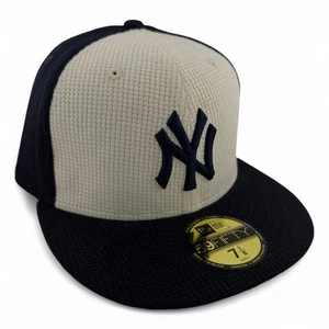 Gorra ajustada New Era New York Yankees MLB frontal térmica azul marino/crema 59FIFTY - Imagen 1 de 7