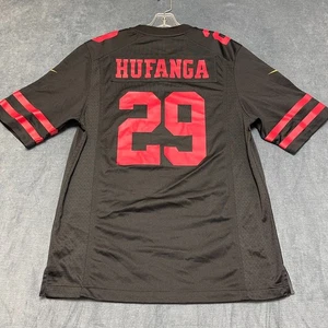 Nike NFL Players San Francisco 49ers maglia uomo media nera Talanoa Huganga #29 - Foto 1 di 16