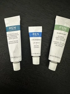 Set Of 3 REN minature Products 10 Ml & 5 Ml Ideal For Travel Brand New Sealed - Picture 1 of 7
