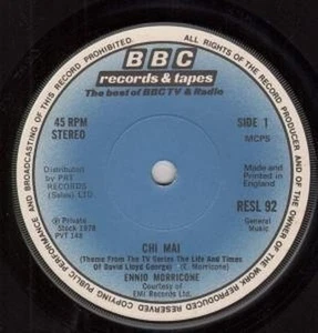 Ennio Morricone Chi Mai 7" vinyl UK Bbc 1978 Solid centre in company sleeve - Bild 1 von 1