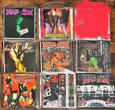 Mad Sin  CD 9 titles Set Rock Japan Edition 2 titles Imported disc 7 titles OOP Foto 1 de 2
