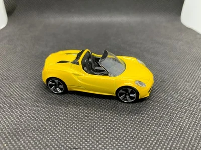 Majorette - Alfa Romeo 4C Spider Yellow - Diecast - 1:64 Scale - USED - Image 1 of 4